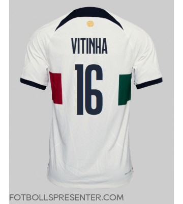 Portugal Vitinha #16 Borta Matchtröja VM 2022 Kortärmad